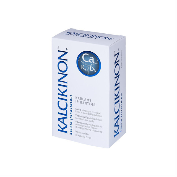 KALCIKINON+, 60 kapsulas attēls