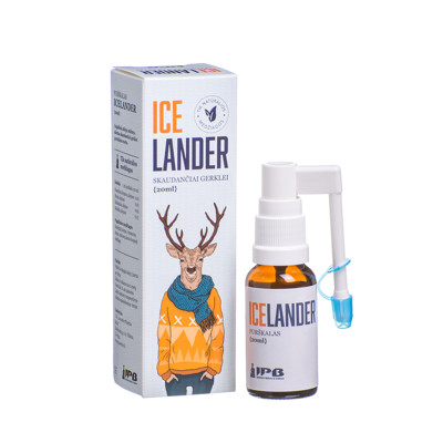 ICELANDER, iekaisis kakls, areosols, 20 ml attēls