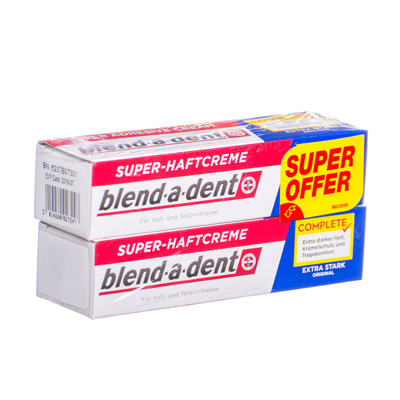 BLEND-A-DENT REGULAR, lipīgs krēms mutes protēzēm, 47 g, 2 gab. attēls