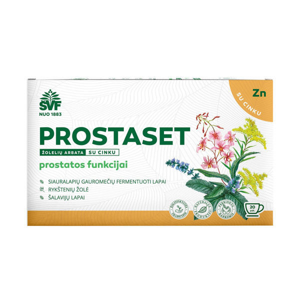 PROSTASET, zāļu tēja, 1,5g, 20 iepakojumi. attēls
