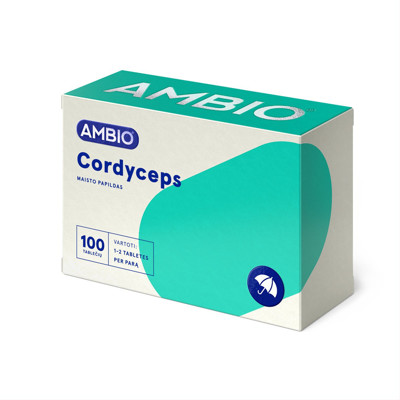 AMBIO cordyceps, 100 tabletes attēls