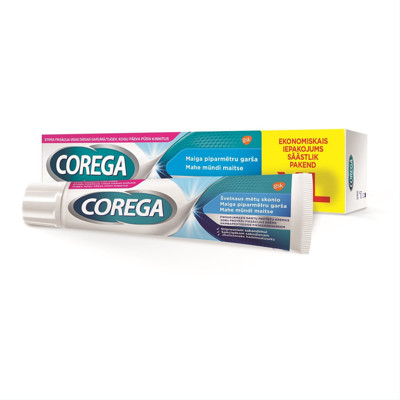 COREGA EXTRA STRONG MILD MINT, protēžu fiksējošs krēms, 70 g attēls