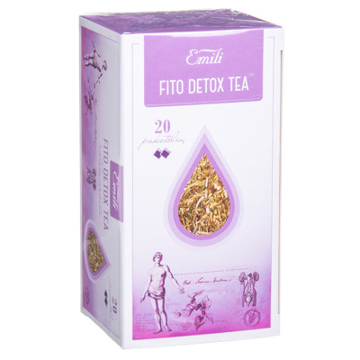 EMILI FITO DETOX TĒJA, tēja, 1,5 g, 20 gab. attēls