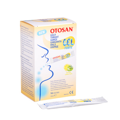 OTOSAN, rīkles mitrinošs gels paciņās, 10 g, 14 gab. attēls