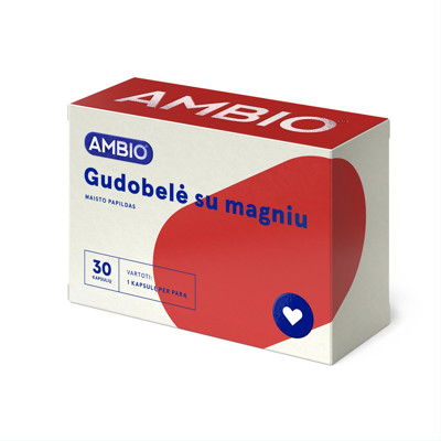 AMBIO Vilkābele ar magniju, 30 капсул изображение