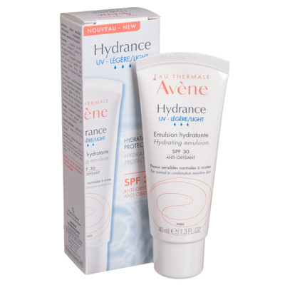 AVENE HYDRANCE LIGHT, emulsija normālai, kombinētai ādai, SPF 30, 40ml attēls