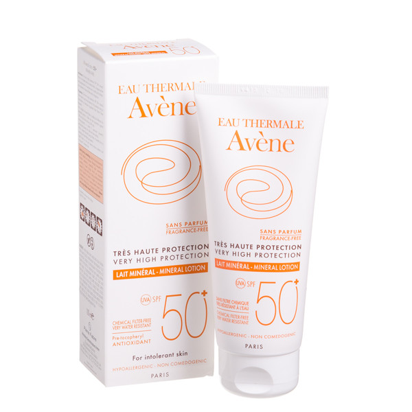 AVENE СОЛНЦЕЗАЩИТНЫЙ ЛОСЬОН С МИНЕРАЛЬНЫМИ ФИЛЬТРАМИ SPF 50+, 100 мл изображение