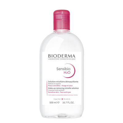 BIODERMA SENSIBIO H2O, micelārais tīrīšanas ūdens, 500 ml attēls