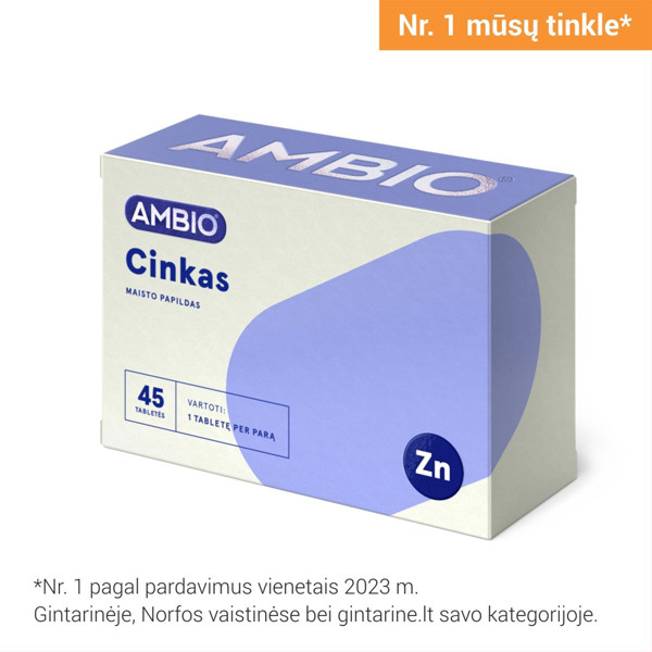 AMBIO Zinc, 45 таблеток изображение