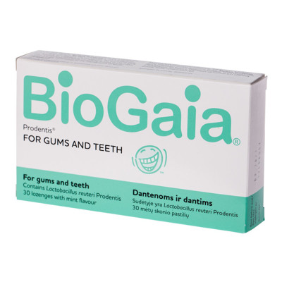 BIOGAIA PRODENTIS, 30 sūkājamās pastilas attēls