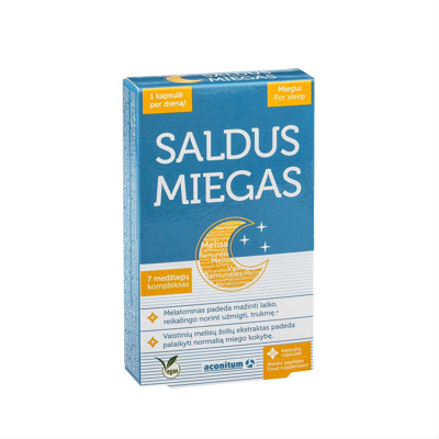 Salds miegs, 15 kapsulas attēls