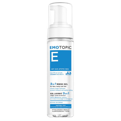 Pharmaceris E EMOTOPIC, fizioloģisks, mitrinošs šampūns-putas, 200 ml attēls