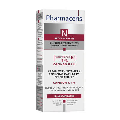 PHARMACERIS N CAPINON K, kapilārus stiprinošs krēms, 30 ml attēls