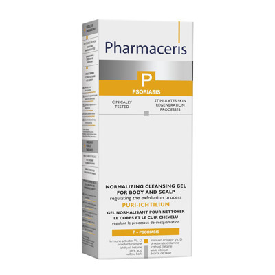 PHARMACERIS P PURI ICHTILIUM ķermeņa un galvas tīrīšanas želeja, 250 ml attēls