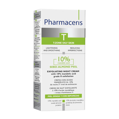 Pharmaceris T SEBO ALMOND, nakts krēms pīlings, 50 ml attēls