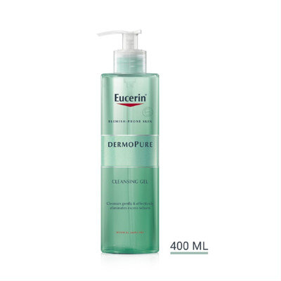 EUCERIN DERMOPURE, tīrīšanas želeja ādai ar noslieci uz pinnēm, 400 ml attēls