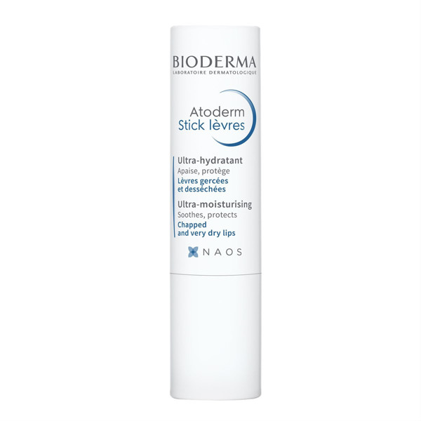 BIODERMA ATODERM, увлажняющий карандаш для губ с ароматом малины, 4 г изображение