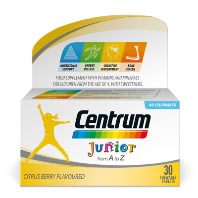 CENTRUM JUNIOR, мультивитамины для детей, 30 таблеток изображение