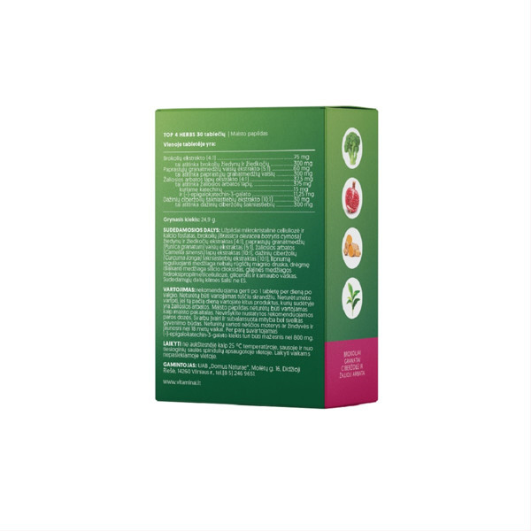 GAMTOS NAMAI TOP 4 HERBS, 30 tabletes attēls