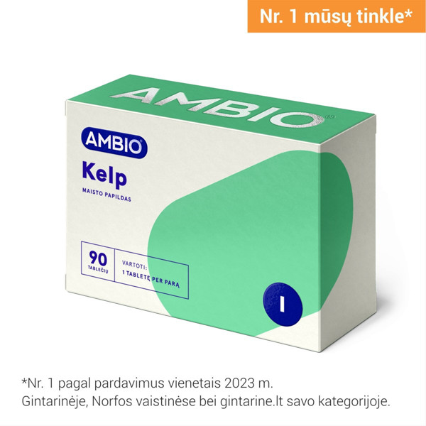 AMBIO Kelp, 90 tabletes attēls