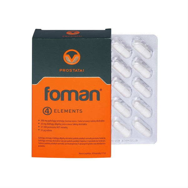 FOMAN, 30 kapsulas attēls