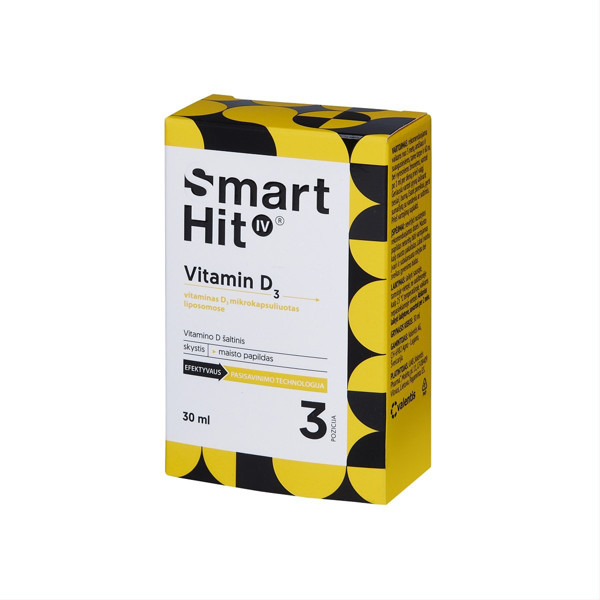 SMARTHIT IV VITAMIN D3, 30 ml attēls