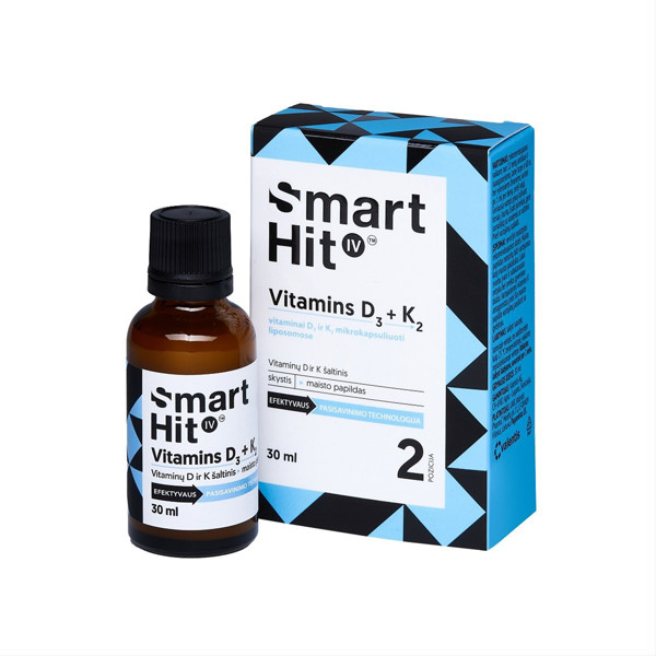 SMARTHIT IV VITAMIN D3 + K2, 30 ml attēls