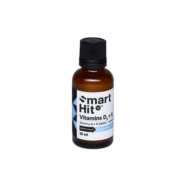 SMARTHIT IV VITAMIN D3 + K2, 30 ml attēls