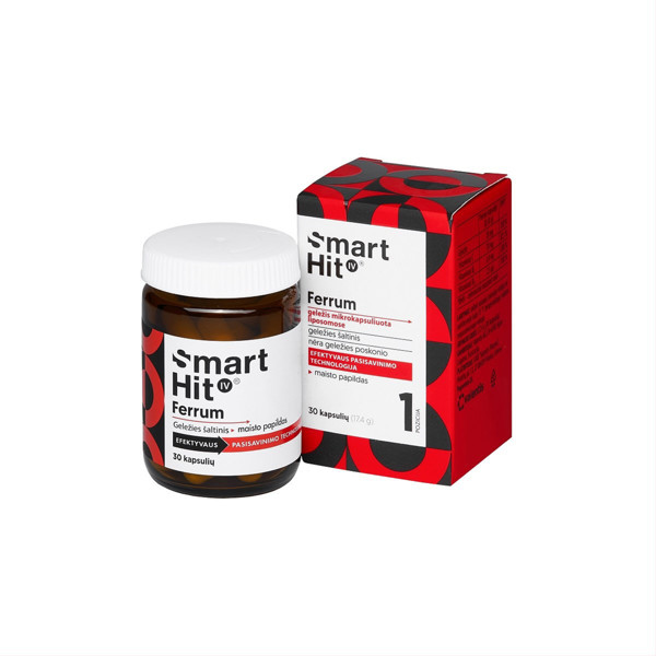 SMARTHIT IV FERRUM, 30 kapsulas attēls