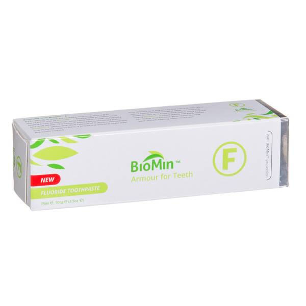 BIOMIN F, zobu pasta, ar bioaktīvo stiklu jutīgiem zobiem, 75 ml attēls
