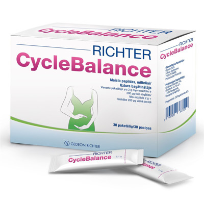 RICHTER CYCLEBALANCE, pulveris maisiņā, 30 gab. attēls