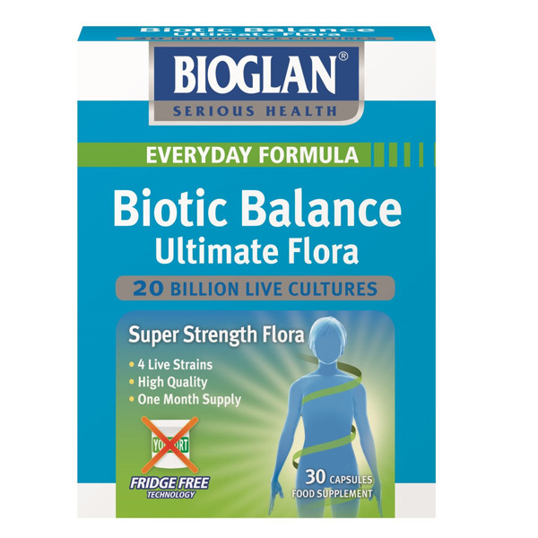 BIOGLAN BIOTIC BALANCE ULTIMATE FLORA, 30 kapsulas attēls