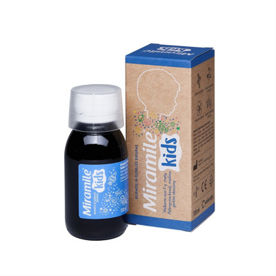 MIRAMILE KIDS, mutes un rīkles sīrups, 100 ml attēls