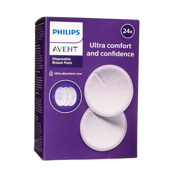 PHILIPS AVENT, vienreizējās lietošanas krūštura paliktņi, SCF254/24, 24 gab. attēls