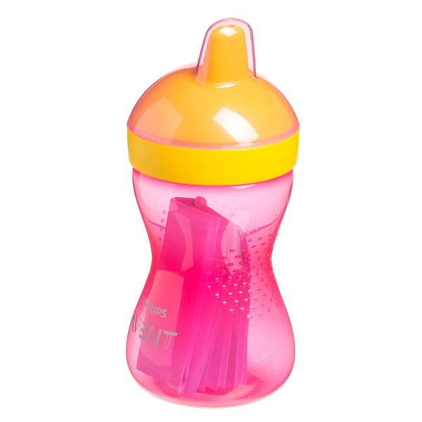 PHILIPS AVENT, neizšļakstīta krūze ar cietu snīpi, 18 mēneši+, SCF804/04, 300 ml attēls