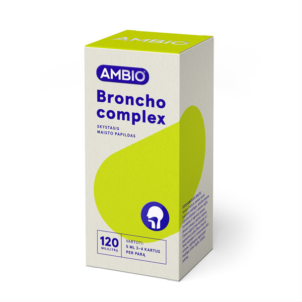 AMBIO bronho komplekss, šķidrs uztura bagātinātājs, 120 ml attēls