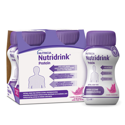 NUTRICIA NUTRIDRINK PROTEIN, meža ogu garša, 125 ml, 4 gab. attēls