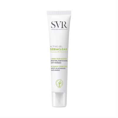 SVR SEBIACLEAR ACTIVE GEL, intensīvs sejas krēms pret pinnēm un melnajiem punktiem, 40ml attēls