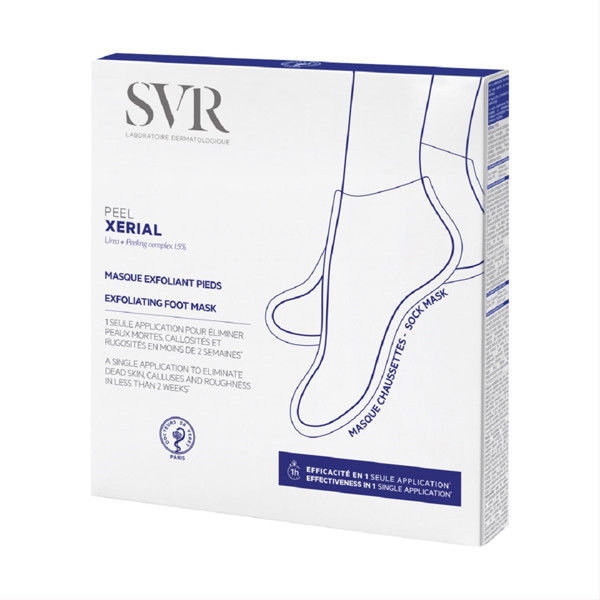 SVR XERIAL PEEL, skābi pīlinga pēdu maska, 1 pāris attēls