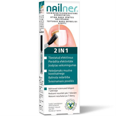 NAILNER 2IN1, nagu sēnīšu birstīte, 5ml attēls