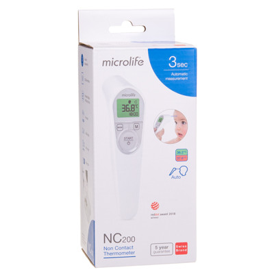MICROLIFE NC 200, digitālais bezkontakta pieres termometrs attēls