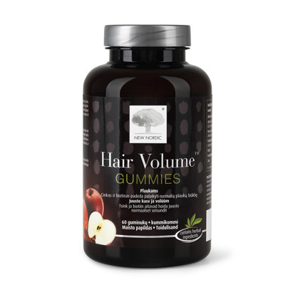 New Nordic HAIR VOLUME GUMMIES, 60 gumijas attēls