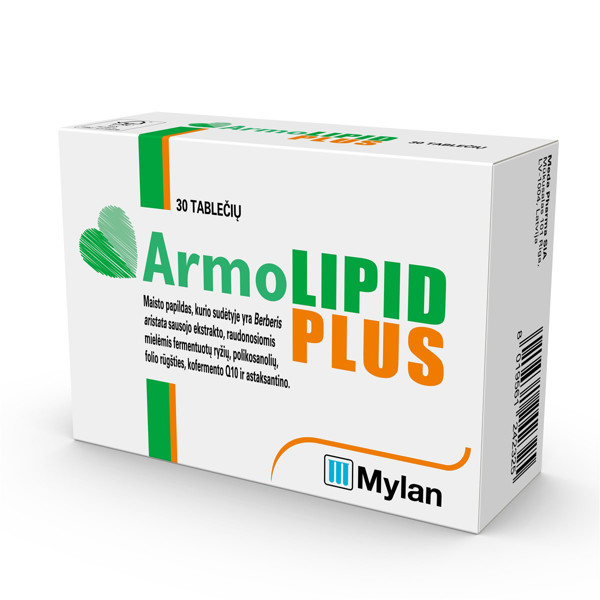 ARMOLIPID PLUS, 30 таблеток изображение