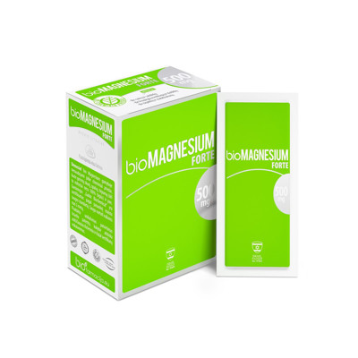 bioMAGNESIUM Forte, 500 mg, pulveris paciņās, 20 gab. attēls