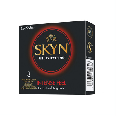 LIFESTYLES SKYN INTENSE FEEL, prezervatīvi, 3 gab. attēls