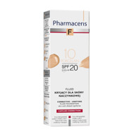 PHARMACERIS F CAPILLAR CORRECTIVE UNIFYING, pulveris, kas samazina kapilāru redzamību, Nr.10, SPF 20, 30 ml attēls