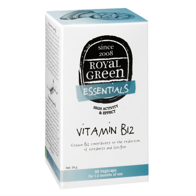 ROYAL GREEN vitamīns B12, metilkobalamīns, 250 µg, 60 kapsulas attēls