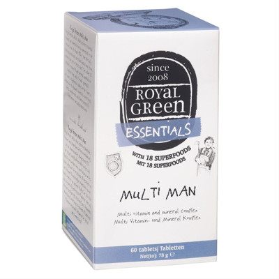 ROYAL GREEN Multi Man, Multivitamīni vīriešiem, 60 tabletes attēls