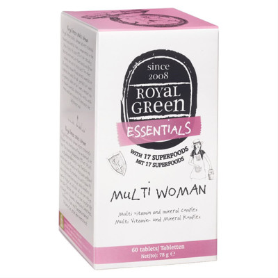 ROYAL GREEN Multi Woman, Multivitamīni sievietēm, 60 tabletes attēls