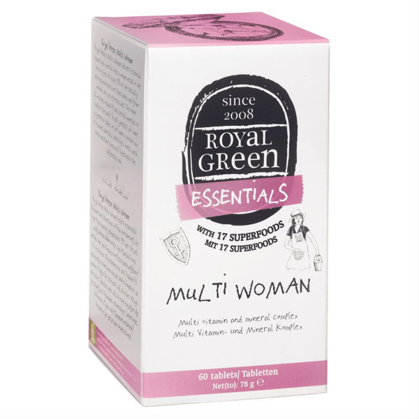 ROYAL GREEN Multi Woman, Multivitamīni sievietēm, 60 tabletes attēls